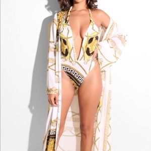 Bathing suit and coverup